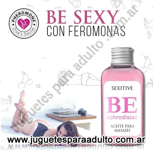 ACEITES Y LUBRICANTES, Lubricantes sexitive, Aceite corporal para masajes con feromonas 60 ml Aceites y lubricantes, Lubricantes sexitive, Aceite corporal para masajes con feromonas 60 ml